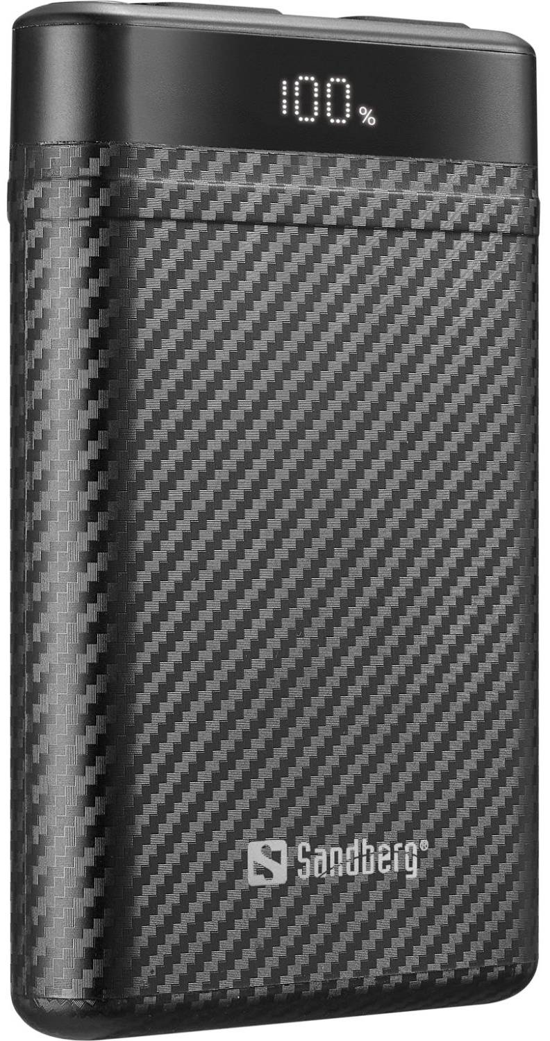 Батарея мобільна Sandberg 10000mAh 20W PD Survivor Nano Powerbank 2xUSB-C IN/OUT, IPX8 (421-32)